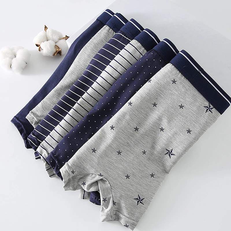 

Underwear Men Printing Boxer Men's Panties Boxers Underpants with stars Undrewear Shorts Underwears Man Comfortable Panty