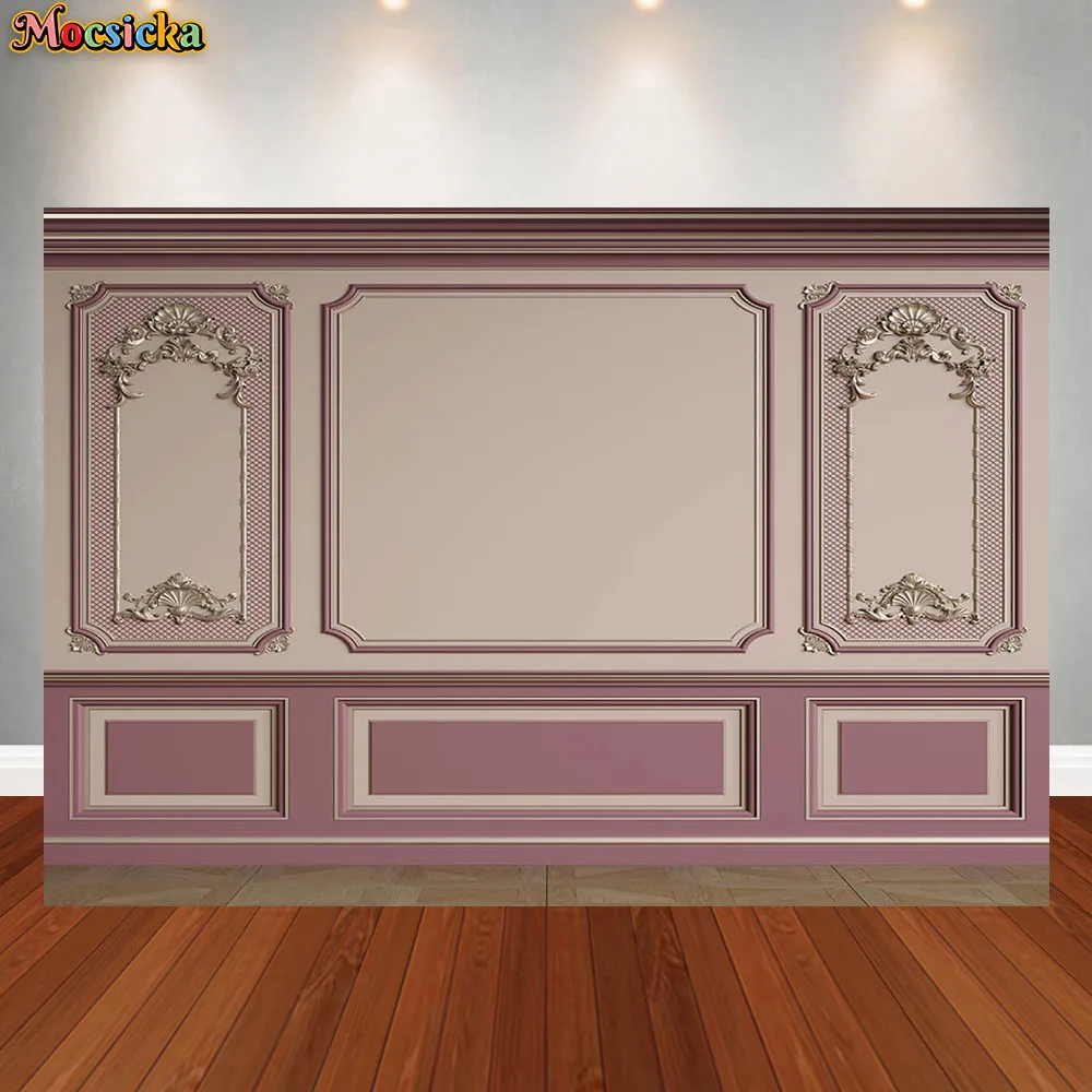 

Mocsicka фон для фотосъемки интерьер кирпичная стена винтажные элегантные европейские узоры фон для фотосъемки Детские студийные портреты