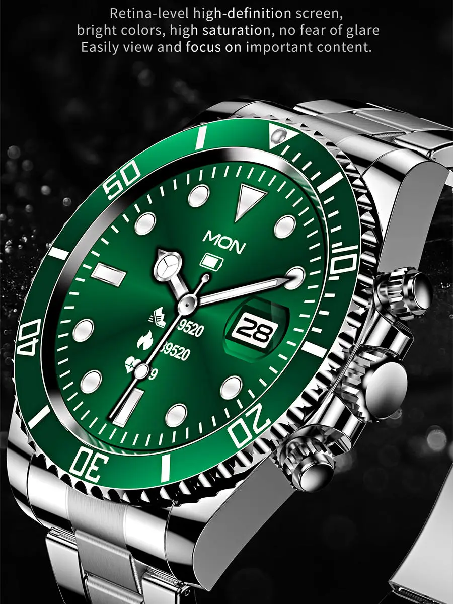 Cena Inteligentny Zegarek Męskie Zegarki Wielofunkcyjny Smartwatch Fitness Sport Wodoodporny Zegar Na Rękę Połączenie Bluetooth Połączony Business Casual