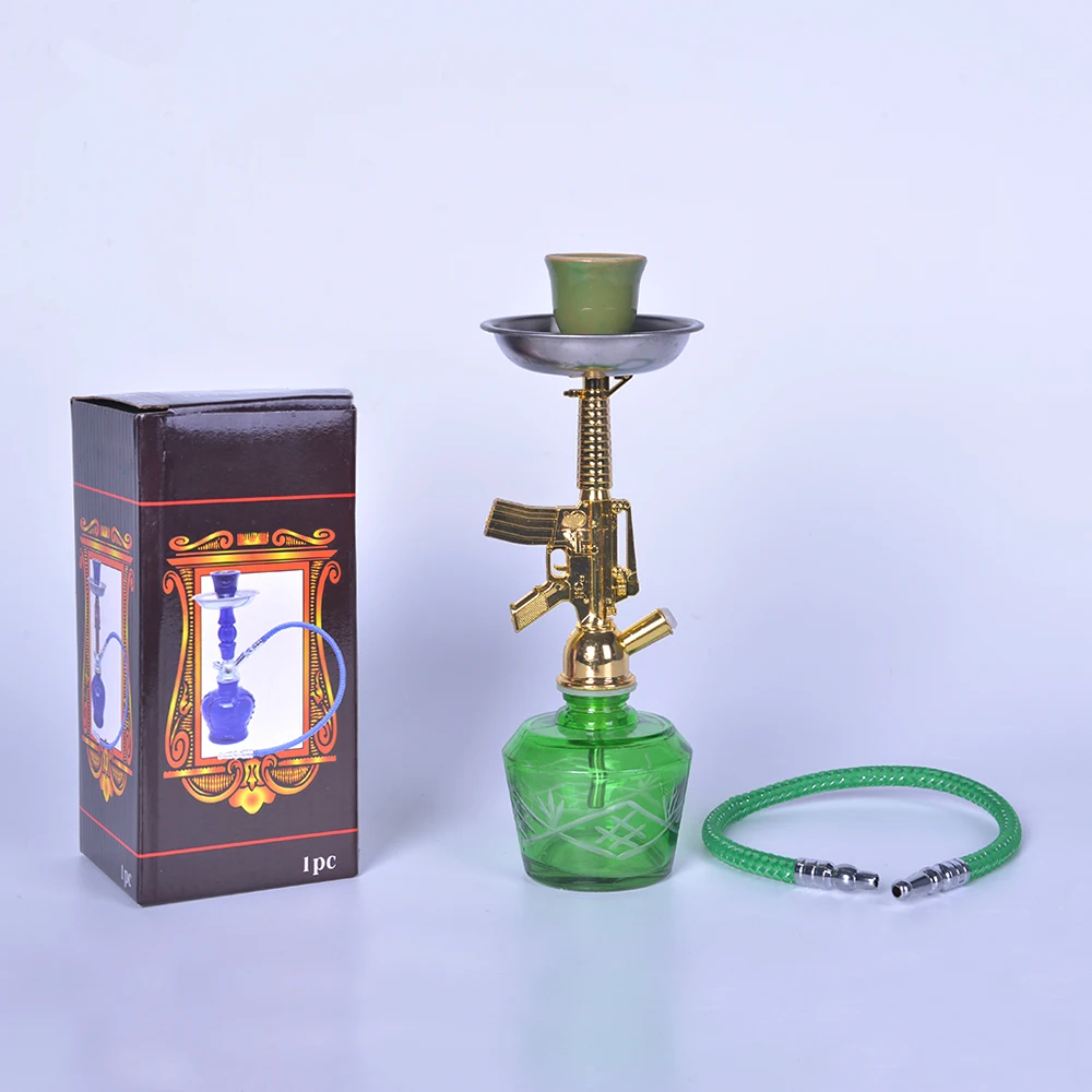 

Complete Set of Hookahs: Mini Hookah Arabic Style, Pistol Hookah Portable 23CM High Cheap and Hot Sell