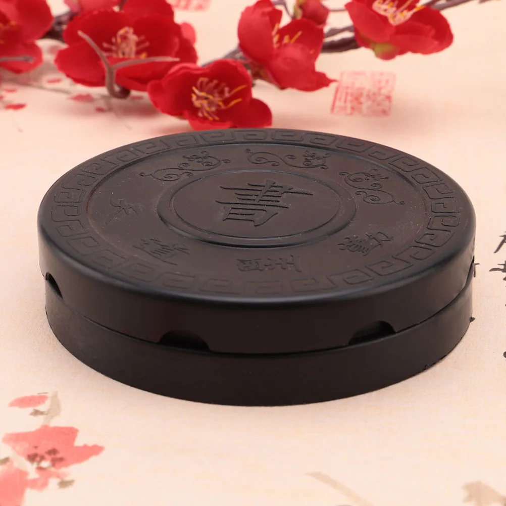 3 Pcs Inkslab with Inkstick Traditional Inkstone Duan Calligraphy Accessory Chinese