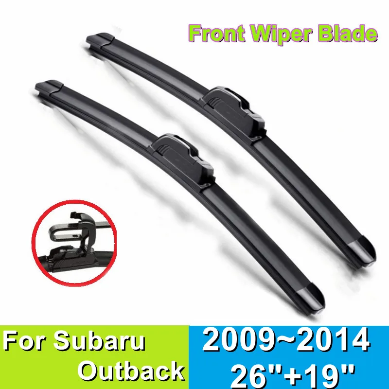 

Front Wiper Blade For Subaru Outback 26"+19" Car Windshield Windscreen 2009 2010 2011 2012 2013 2014