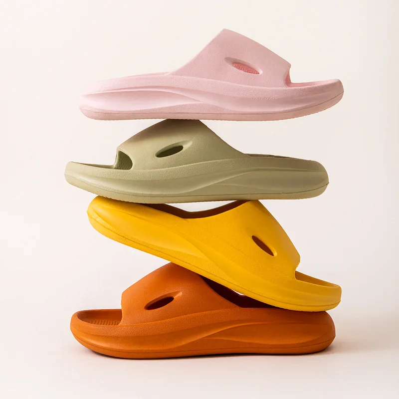 2023 Men Platform Slippers Shoes Unisex Summer Beach Eva Soft Sole Slide Sandals Leisure Women Indoor Bathroom Anti-slip Slides