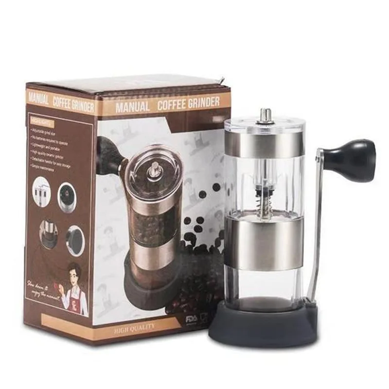 stainless steel  40g Manual coffee machine coffee grinder mini  kitchen esmerilhadeira cafe food processors blenders