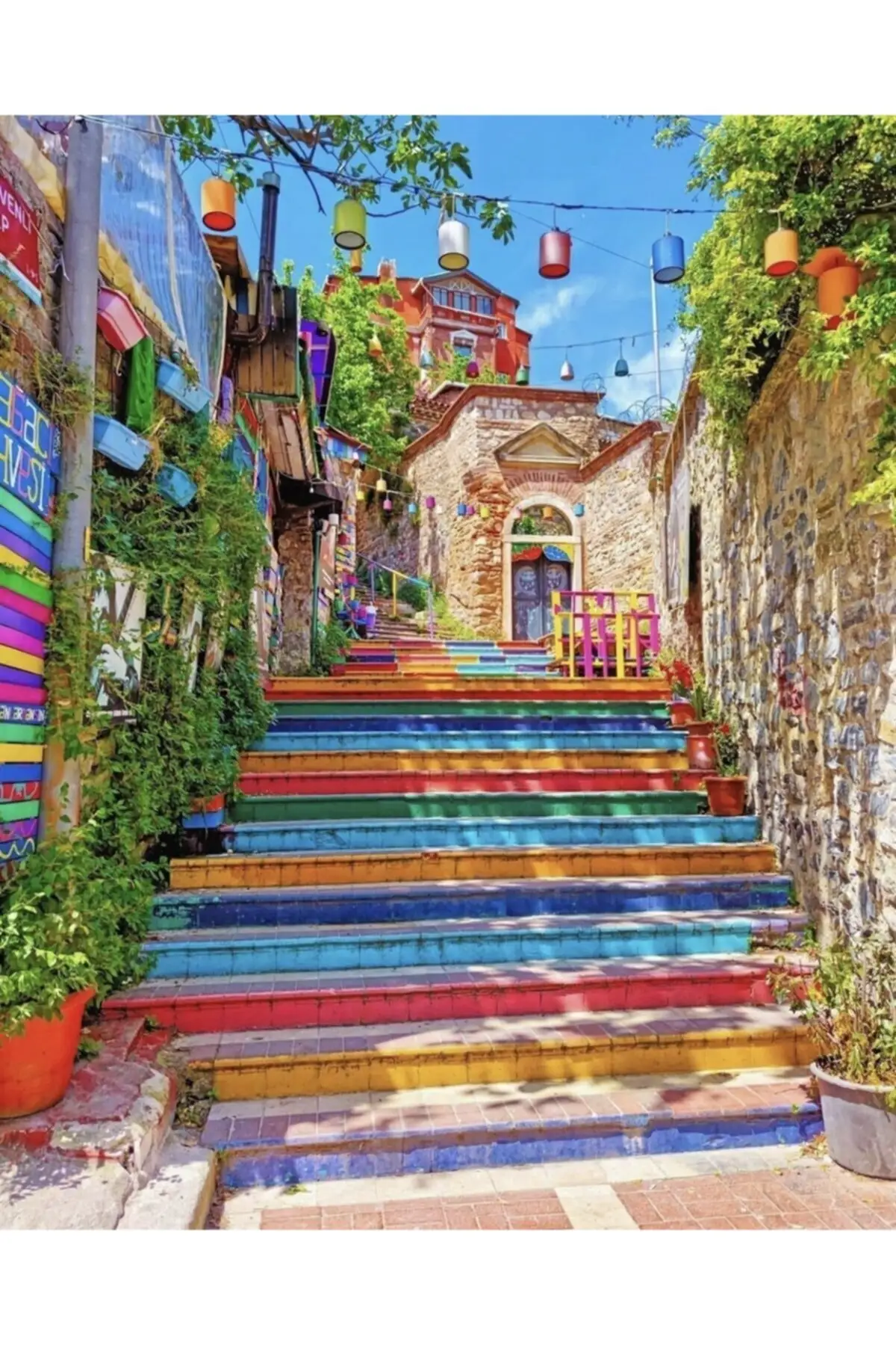

Istanbul Colorful Stairs Diamond Mosaic Table 45x55cm E20203303 Puzzle Playing Groups Hobby & Fun Living