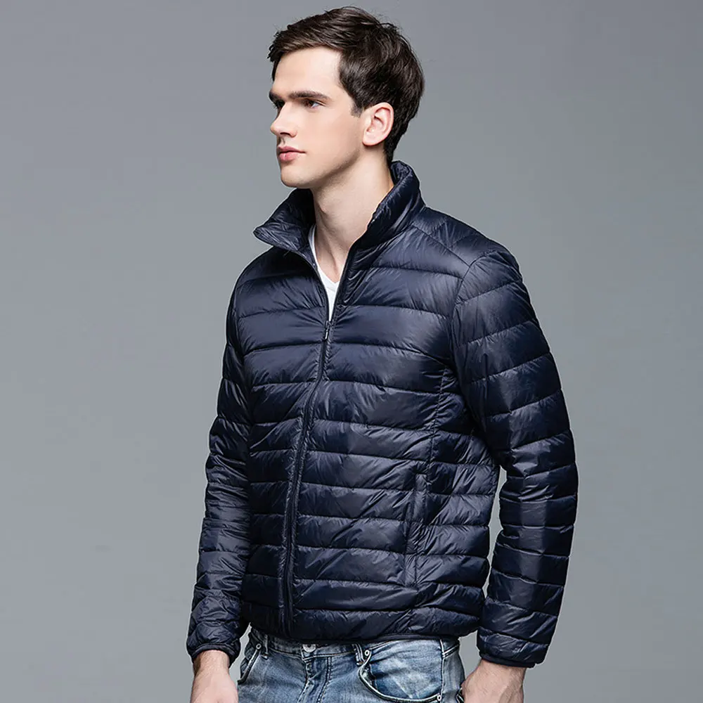 Lightweight Down Jackets Men's Jackets Spring 2023 New Hooded Ultralight Quilted Coat for Warm Winter Down Coats Light Puffer