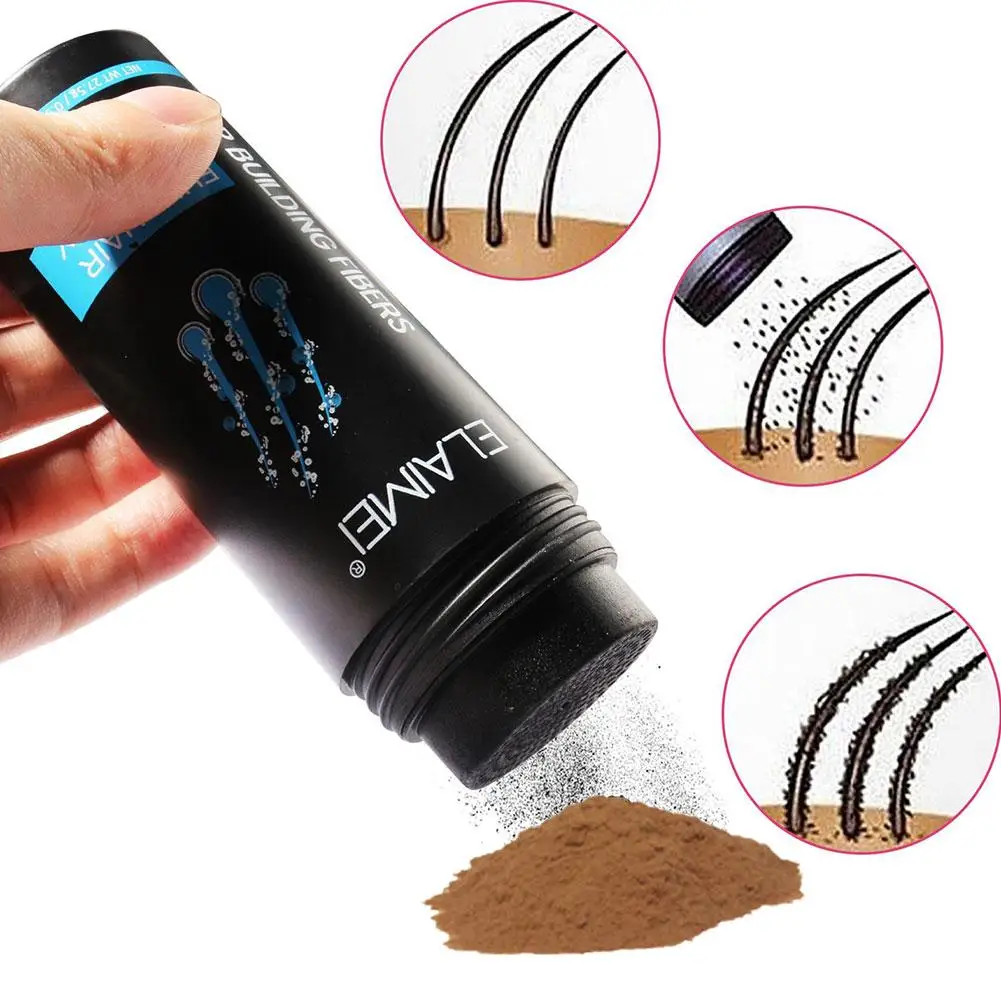 Волокна для волос Кератиновый спрей утолщения Волокно наращивания Пудра