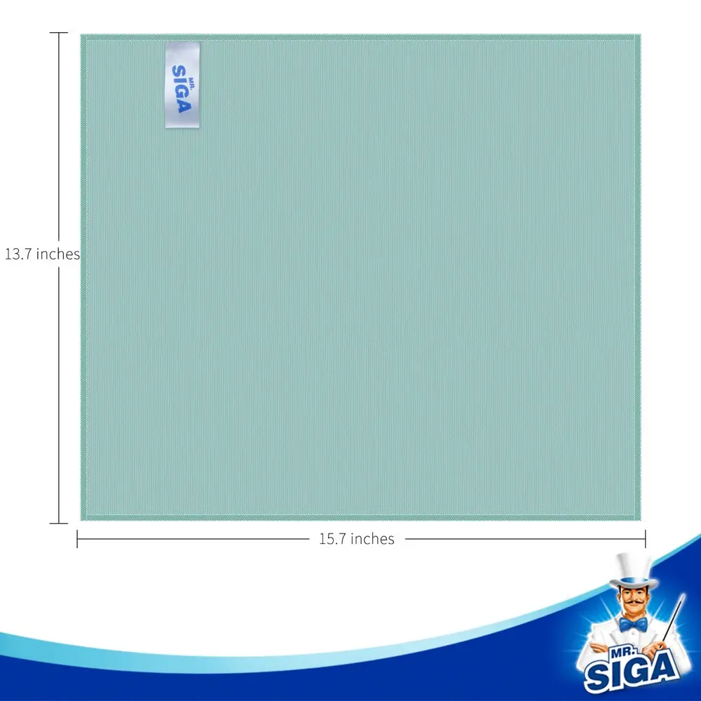 Ultra Fine Microfiber Cloths for Glass, Pack of 12, 35 x 40cm 13.7