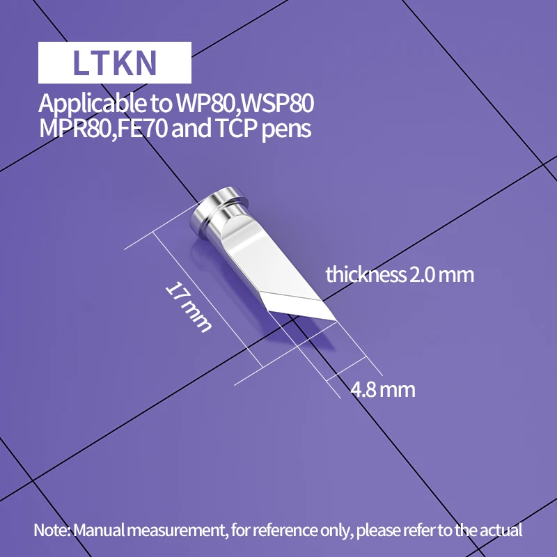 Фото Жало WELLER LTKN LT1L LTKNS LT22CP LT33CP LT1LX, медное сварочное паяльное жало для паяльной станции с ручкой WELLER WP80 WSP80 №4