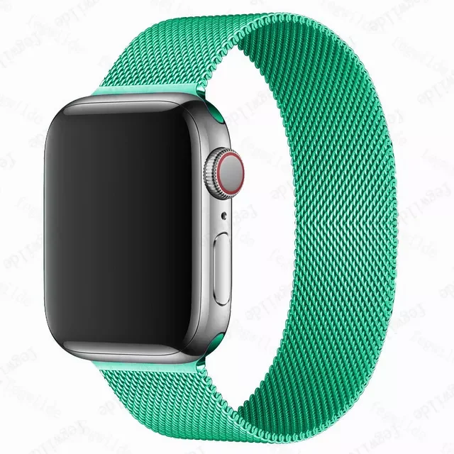 Strap For Apple watch band 44mm 40mm 38mm 42mm 44 mm Metal Magnetic Loop Stainless steel bracelet iWatch 3 4 5 6 se band