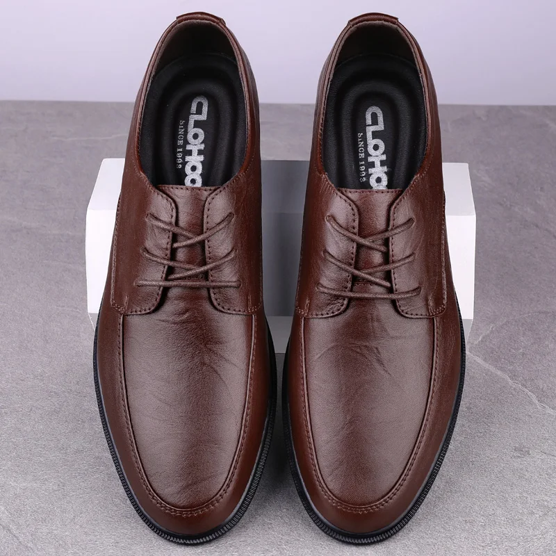 Повседневная кожаная обувь из натуральной кожи со сломанным размером мужские