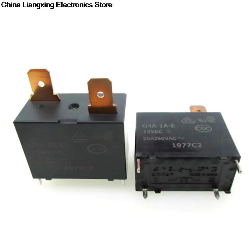 

10 шт., новинка, Φ 20A 250VAC, водонагреватель, кондиционирование воздуха, реле 12 В, 4 контакта