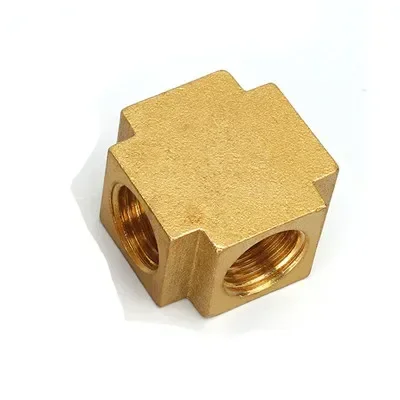 

1/8 "1/4" 3/8 "1/2" BSP с внутренней резьбой 3/4 направления квадратные пневматические гидравлические латунные фитинги для труб под давлением