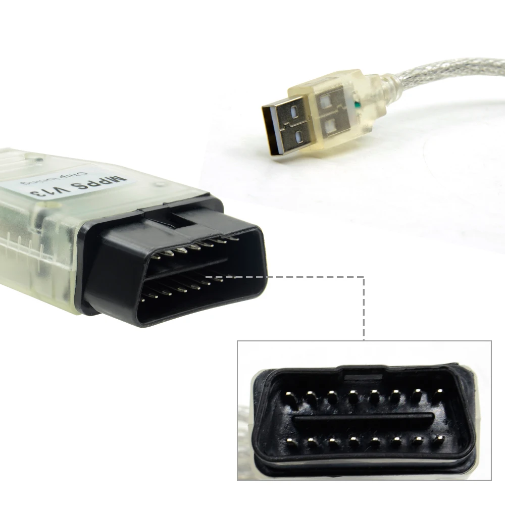 Фото Новое поступление Smps Mpps V13.02 V13 K Can Flasher Chip Tuning Ecu Programmer Remap Obd2 Mpps V13.02 Профессиональный диагностический кабель №3