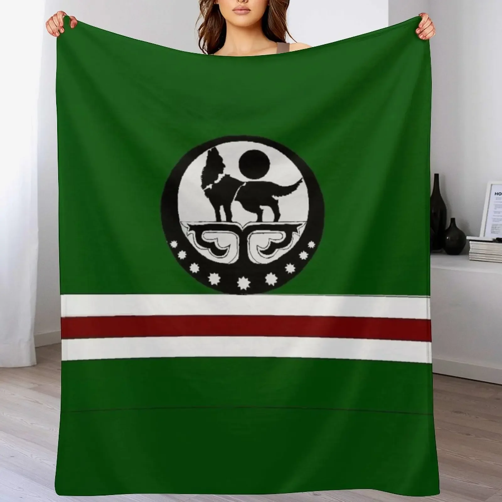 Одеяло с флагом Чечен роскошные утолщенные многоцелевые одеяла