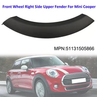 1 piece front wheel right side upper fender arch cover trim in black for mini cooper 51131505866
