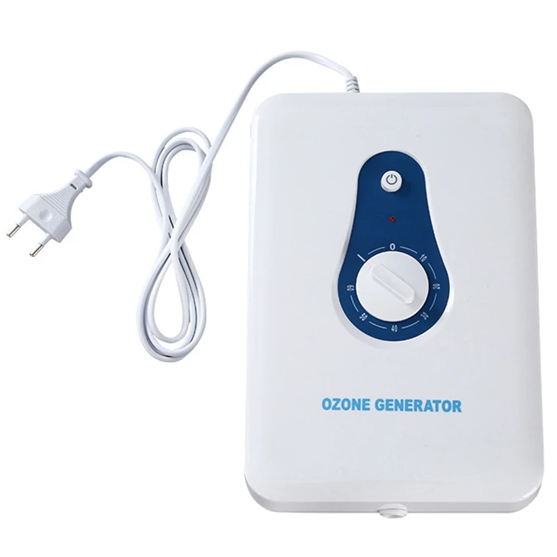 

600Mg/H Ozone Generator Ozonator Wheel Timer Air Purifiers Oil Vegetable Meat Fresh Purify Air Water EU Plug