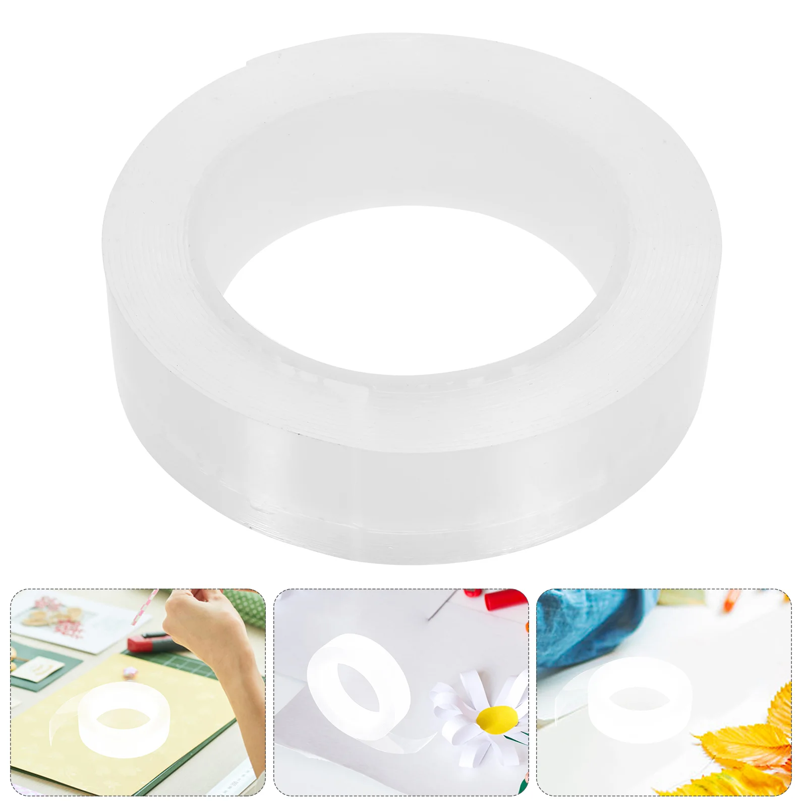

1 Roll Removable Double Sided Heavy Duty Mounting Traceless Tape for Household Paste Items