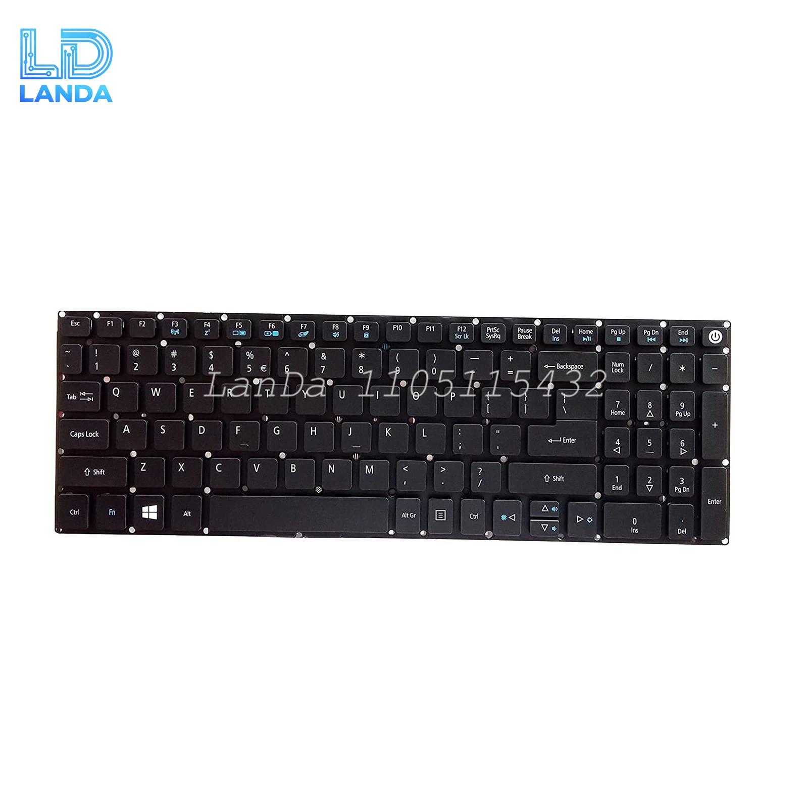 Фото Клавиатура для ACER Aspire 3 A315 21 41 31 51 53G 56 US с подсветкой №2