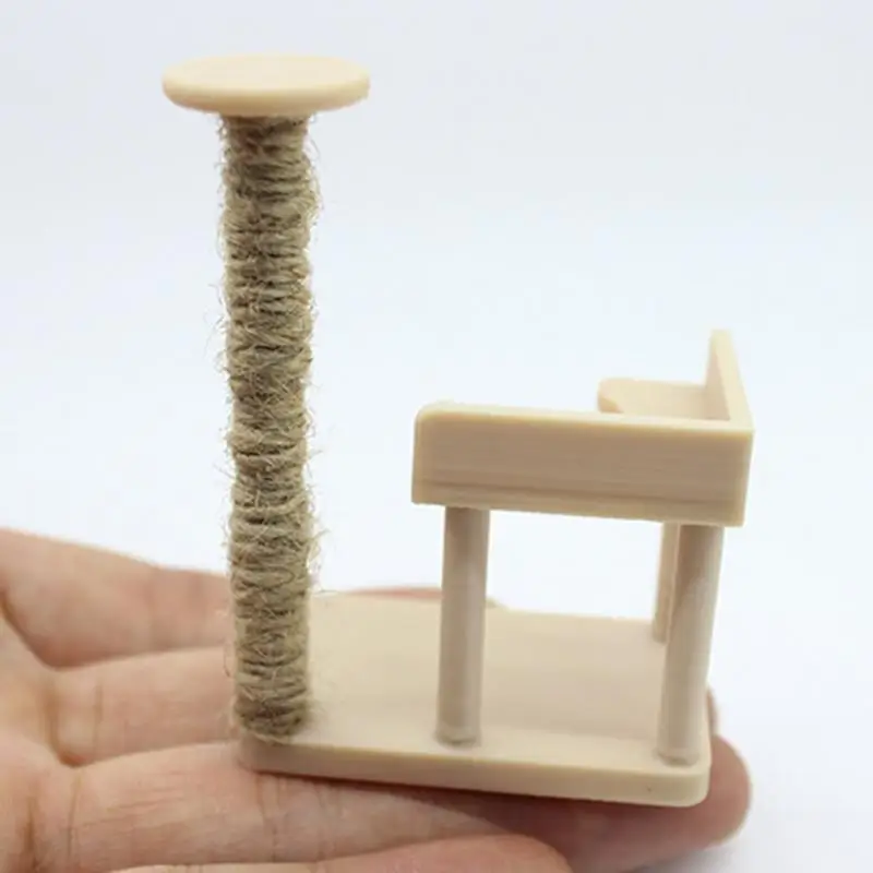 Миниатюрный кукольный дом мебель 1:12 рамка для лазания кота модель кукольного