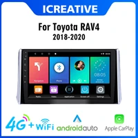 android 4g carplay autoradio for toyota rav4 rav 4 2018 2021 2 din car radio multimedia system gps autoradio 9 wifi fm