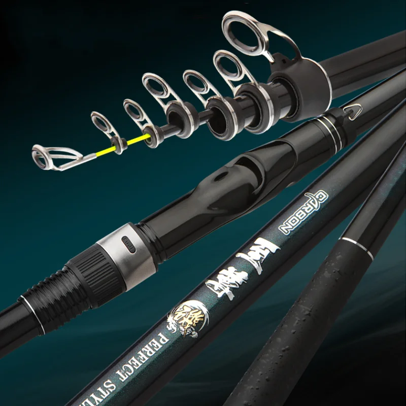 

Carbon fiber Telescopic Fishing rod Horse mouth rod 2.7/3.0/3.6/3.9/4.5m Ultra-light Rotating Fishing rod Fishing Gear