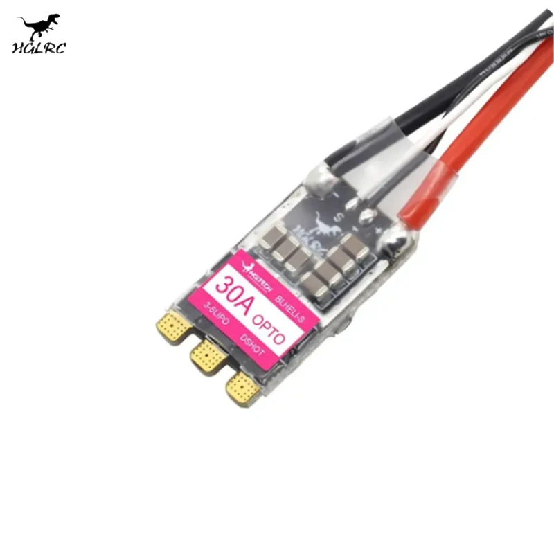Фото 4 шт. HGLRC 30A BLHELIS 16,5 BB2 DSHOT600 бесщеточный ESC 3-5S для радиоуправляемого FPV Фристайл дрона DIY части №2
