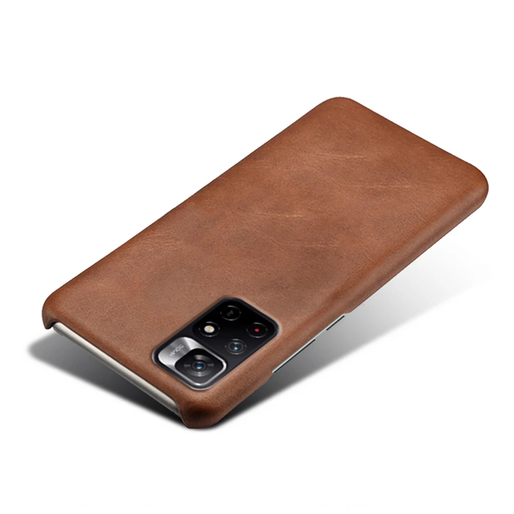 

Luxury Vegan PU Leather Cover For Xiaomi Poco M4 Pro Funda Wearable Slim Coque For Xiomi Mi Poco M4 Pro 5G M4Pro 4G Phone Case