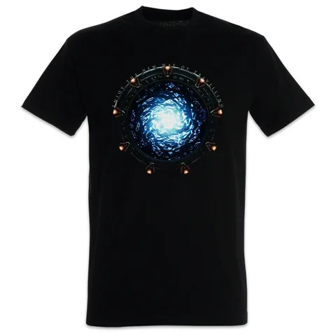 ФУТБОЛКА STARGATE PORTAL - фильм SG-1 Atlantis TV Series Infinity Stargate Laidback Очаровательные футболки Smart Refined Оригинальная футболка