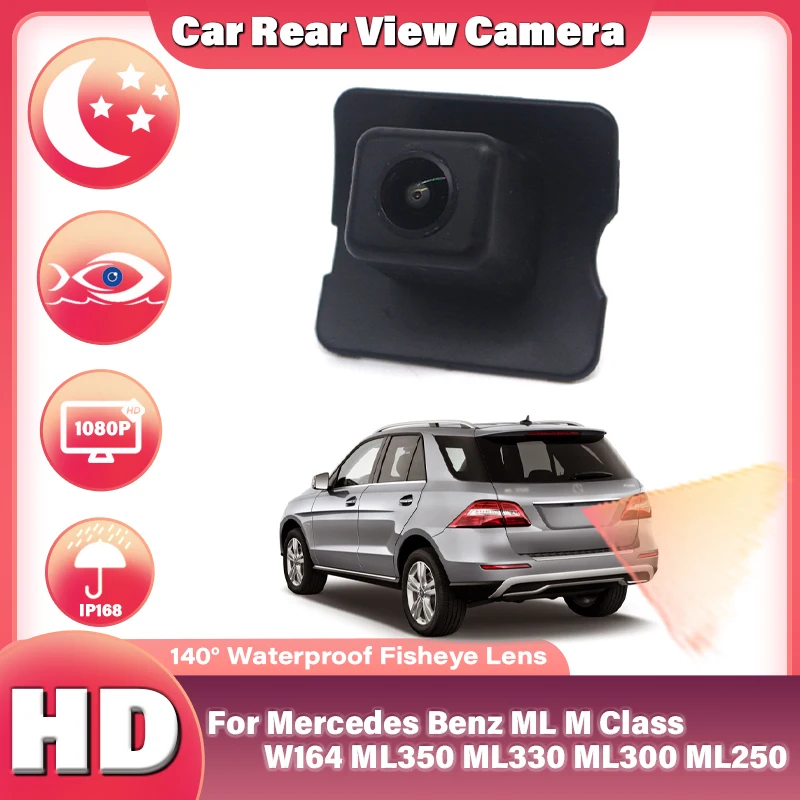 CCD HD камера заднего вида рыбий глаз для Mercedes Benz ML M W164 ML350 ML330 ML63 2005 ~ 2010 2011