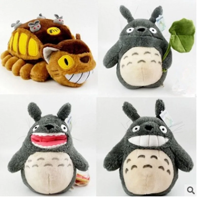 

Hayao Miyazaki Totoro Doll Plush Toy Sleeping Pillow Rag Doll Doll Bus Stuffed Animals Kawaii Plush Kawaii Pillows