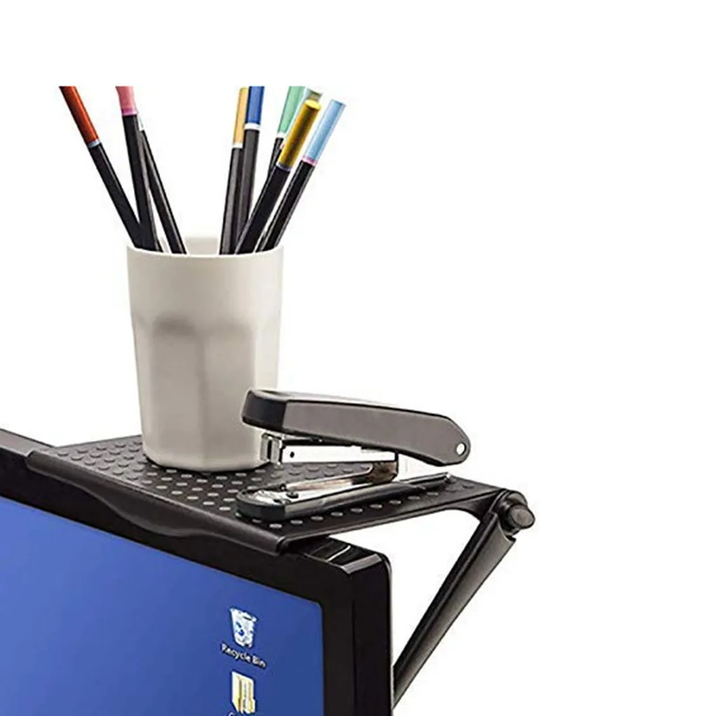 

Adjustable Computer Rack TV Screen Top Shelf Display Shelf Home Storage Computer Office Multi-functional Organizer