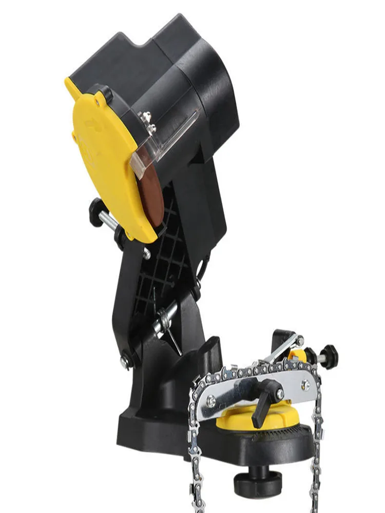 

Bar Mounted Electric Chainsaw Sharpener Power-Off Protection Switch Bench Chainsaw Grinder Working Wood Power Tools