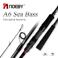 noeby spinning fishing rod sea bass rod 2 49m 2 75m 2 9m m h mh power fuji guide carbon seat fishing rod