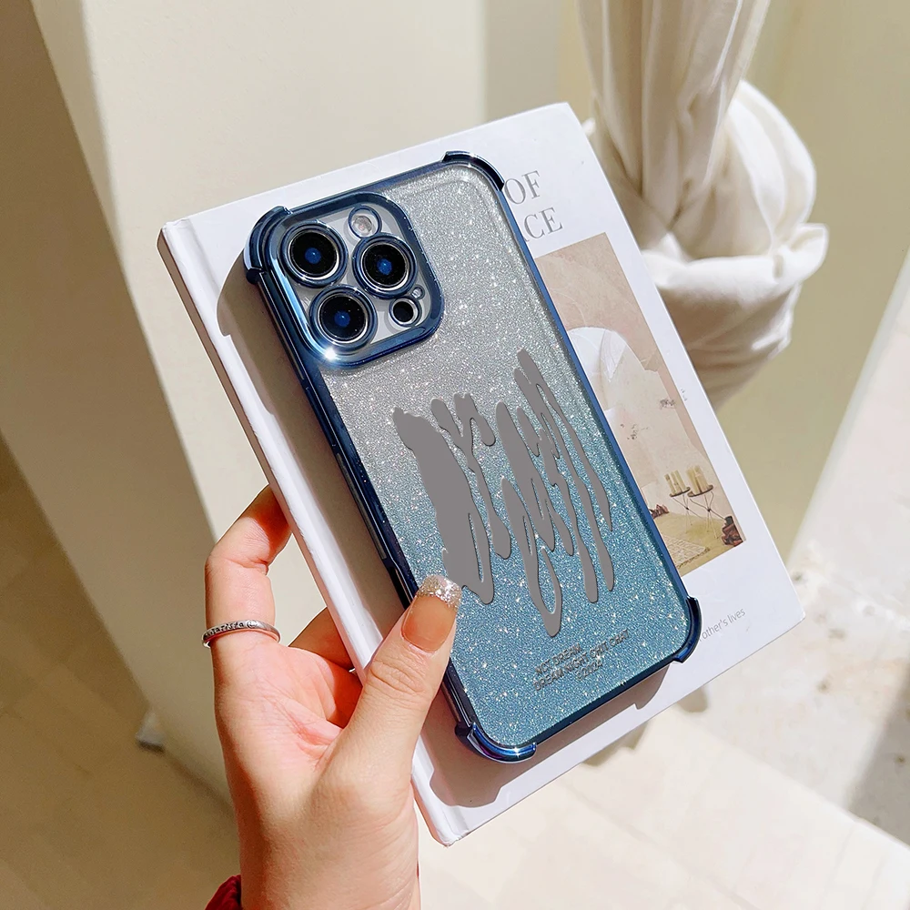 Kpop N-NCT D-Dream Plating Case For iPhone 16 15 14 13 12 11 Pro Max X XR XSMax 7 8 6 Plus Anti-Fall Airabag Back Cover