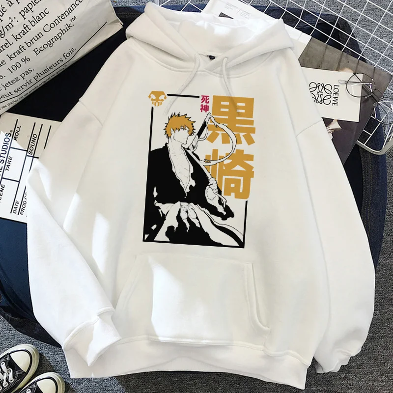 

bleach hoodies male grunge 2022 harajuku manga male hoody hoddies hip hop