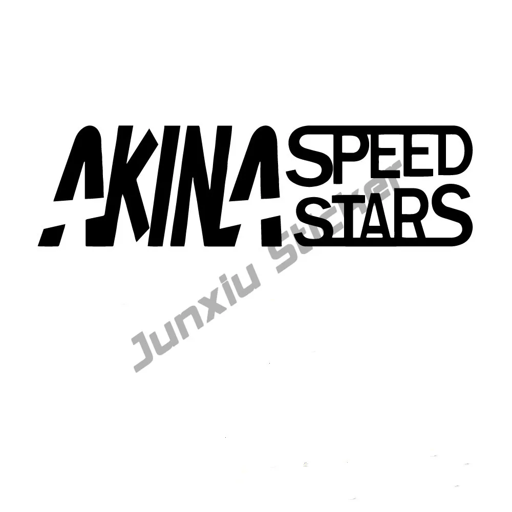 

Creativity AKINA SPEED STARS Car Sticker Funny Racing Rally 4x4 Off Road Accessories Windshield Bumper Window Decoration KK12cm