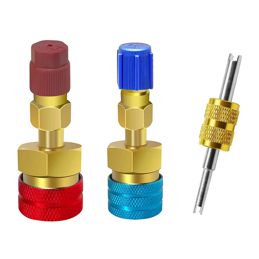 

Ball Lock Quick Fitting Coupler For R1234YF Canisters Adapter Quick Fitting R1234YF To R134A Not R134a Canisters