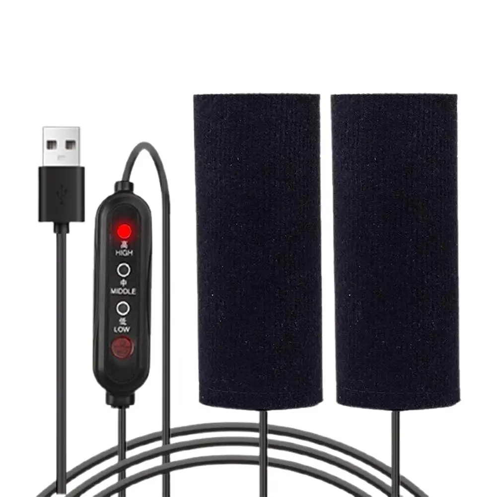 Мотоциклетные ручки для руля с USB-подогревом, 3-ступенчатый контроль температуры, быстрый нагрев, неразрушающие наклейки, установочные грелки