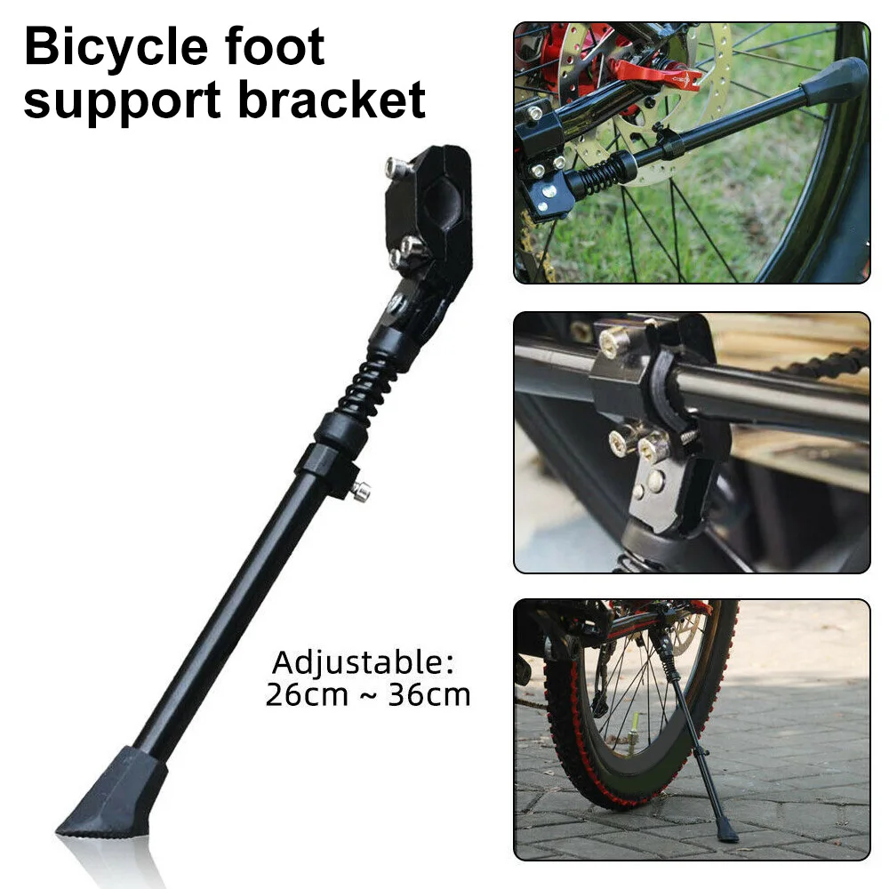 

Adjustable Bicycle Kickstand 26-36cm MTB Road Bike Parking Rack Aluminum Mountain Bike Support Side Kick Stand Foot Brace