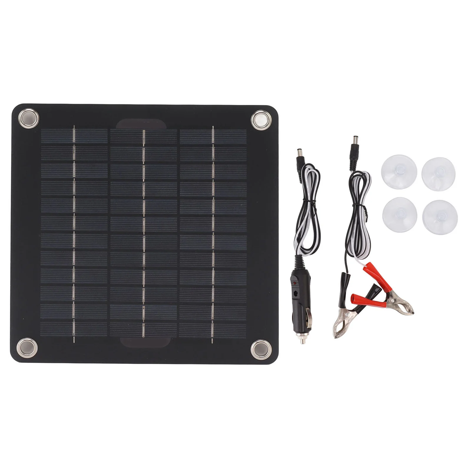 

12V Car Solar Battery Trickle Charger Maintainer Portable Waterproof Solar Panel Trickle Charging Kit For Motorcycle RV
