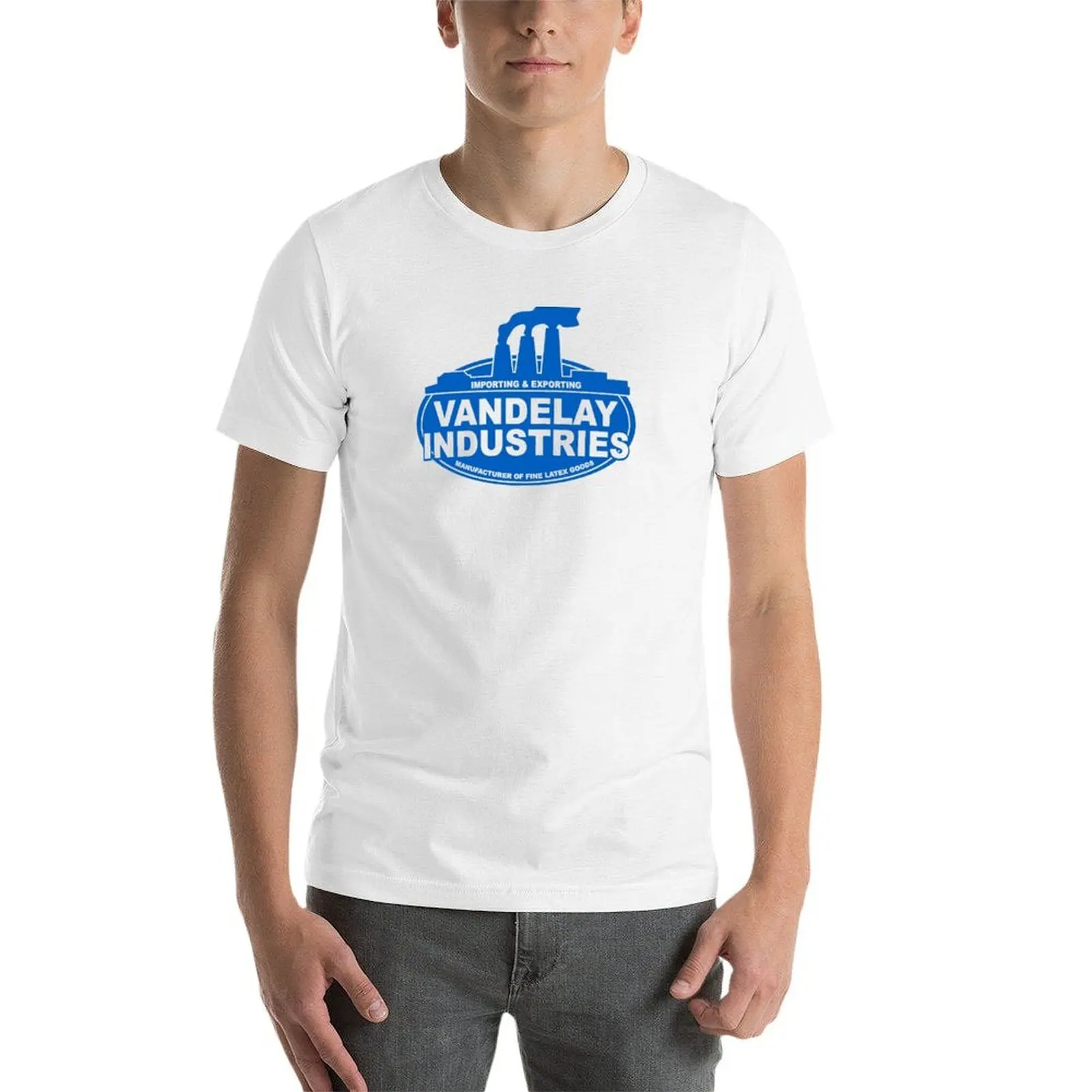 Фото Футболка Vandelay Industries, классическая базовая повседневная футболка №3