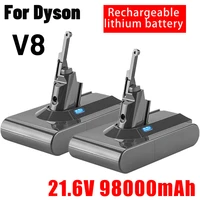 2022 new v8 21 6v 9800mah replacement battery dyson v8 absolute cordless vacuum handheld vacuum cleaner dyson v8 battery