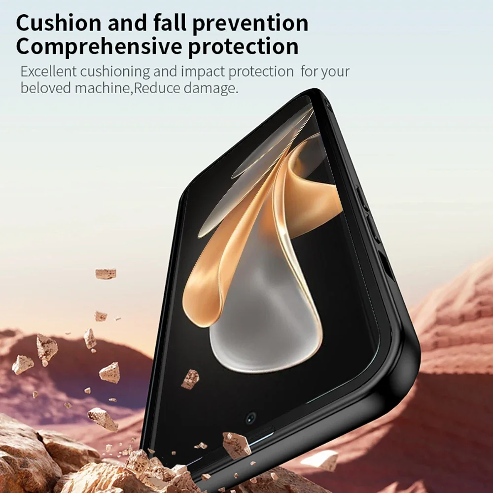 Матовая кожаная текстура в стиле ретро для Vivo V29 Pro Чехол Автомобильная