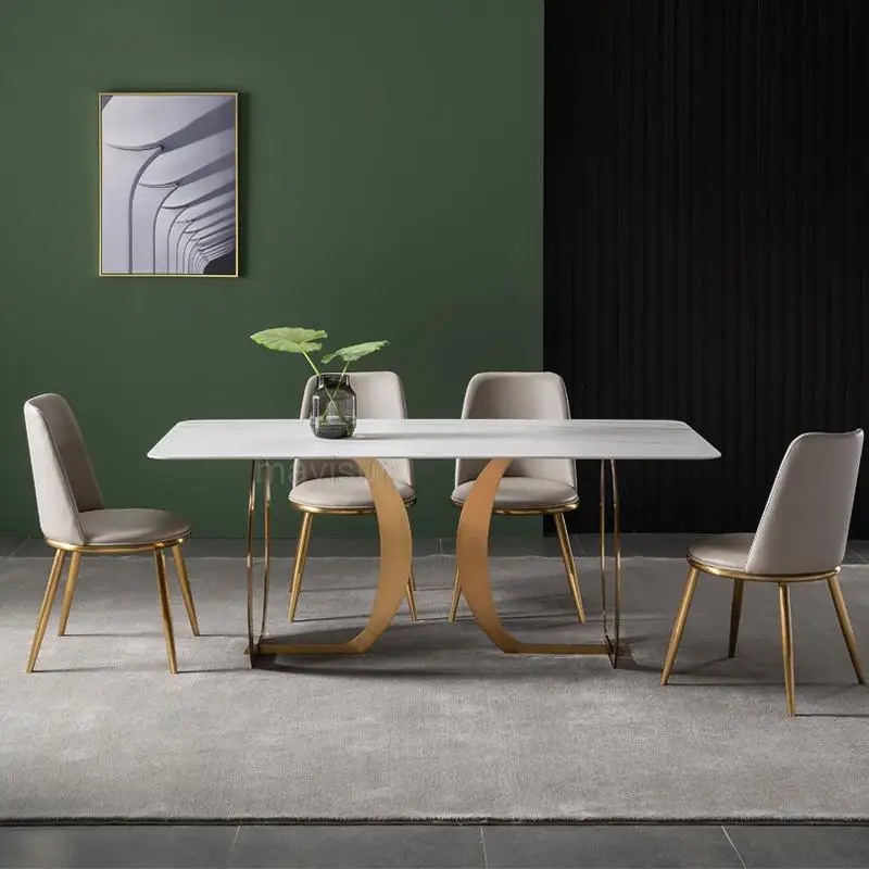 

Обеденные столы из нержавеющей стали в современном итальянском стиле для маленькой квартиры