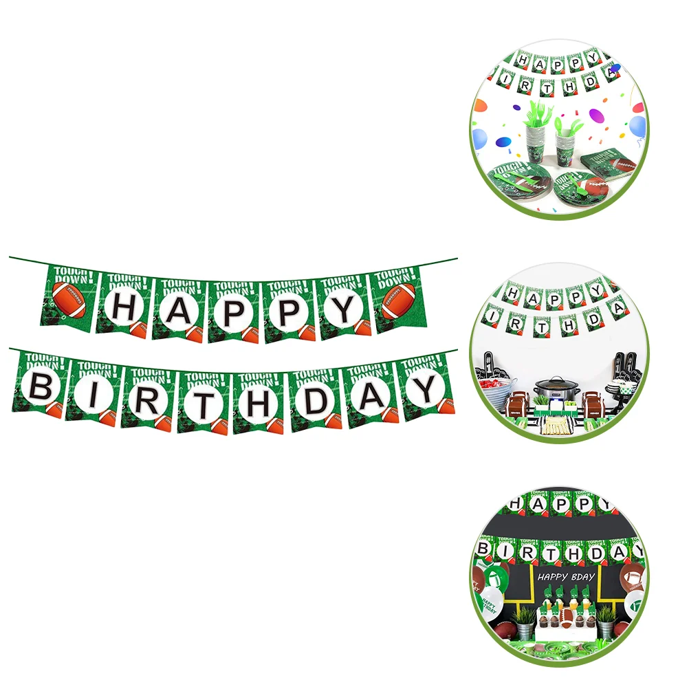 

1 Set Football Hanging Clubs Football Birthday Party Football Backdrop Football Themed Birthday Party Supplies