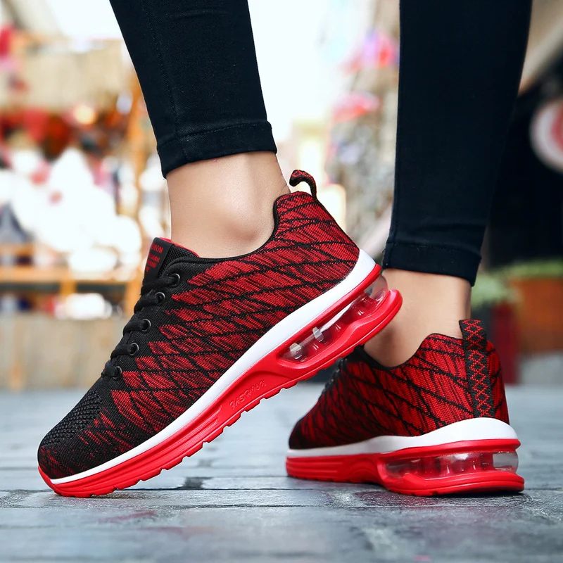 Hot Fashion Couple Running Shoes Men Lightweight Air Sneakers Women Mesh Sneakers Breathable Sports Shoes Men Athletic Footwear
