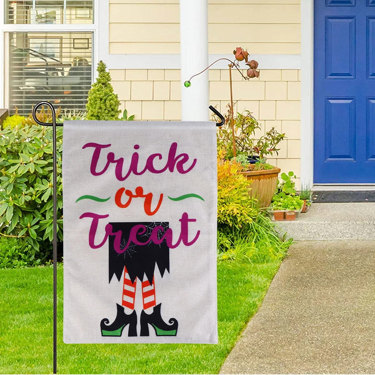 

1pc Outdoor Flag Happy Flag Garden Banner Flag Garden Flag