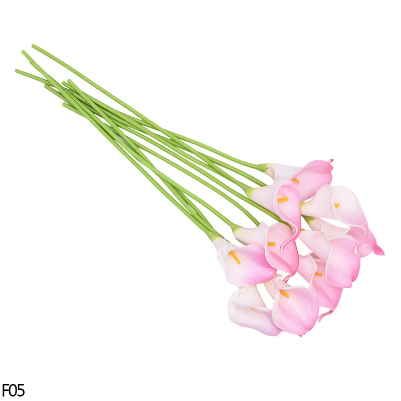 Искусственные цветы каллы и лилии CYZIWEI