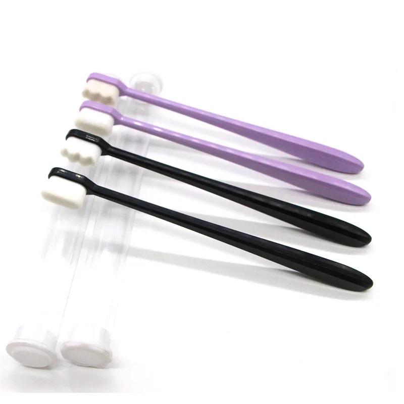 

Ультратонкие зубные щетки с нано миллионами щетинок, микро Мягкая зубная щетка с держателем, портативные экологически чистые щетки для ухо...